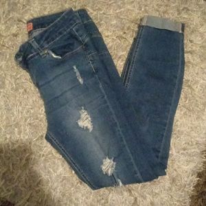 Cute Distressed blue jeans